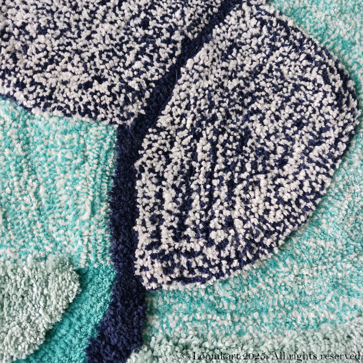The Elevate Collection from Loomkart | Azure Petal | Luxury Statement Carpets