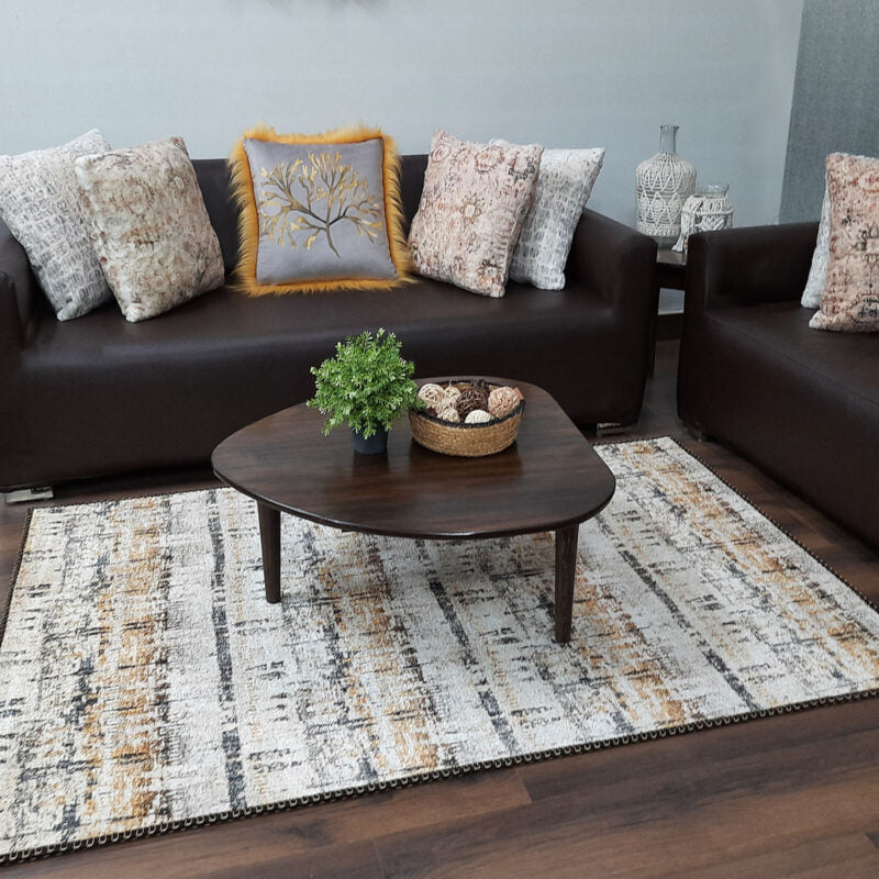 Avioni Faux Silk Carpet | Add a Touch of Glamour to Your Living Room | Durable and Washable | PebbleStreet Collection