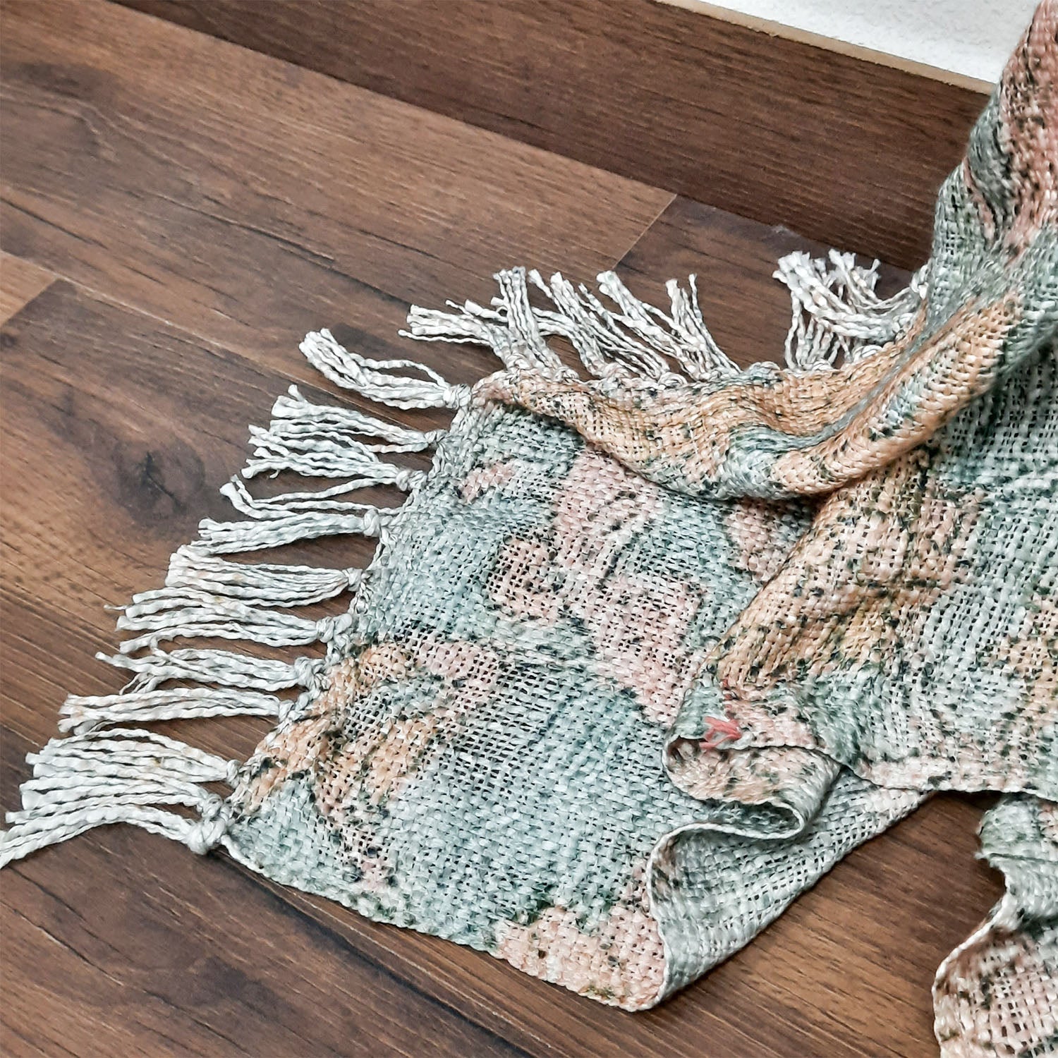 Storilane Beautiful Soft Sofa Throw | Modern Abstract Design | Virgin Premium Polyester Slub Handloom Sofa Throw