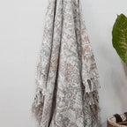 Storilane Beautiful Soft Sofa Throw | Modern Design | Virgin Premium Polyester Slub Handloom Sofa Throw