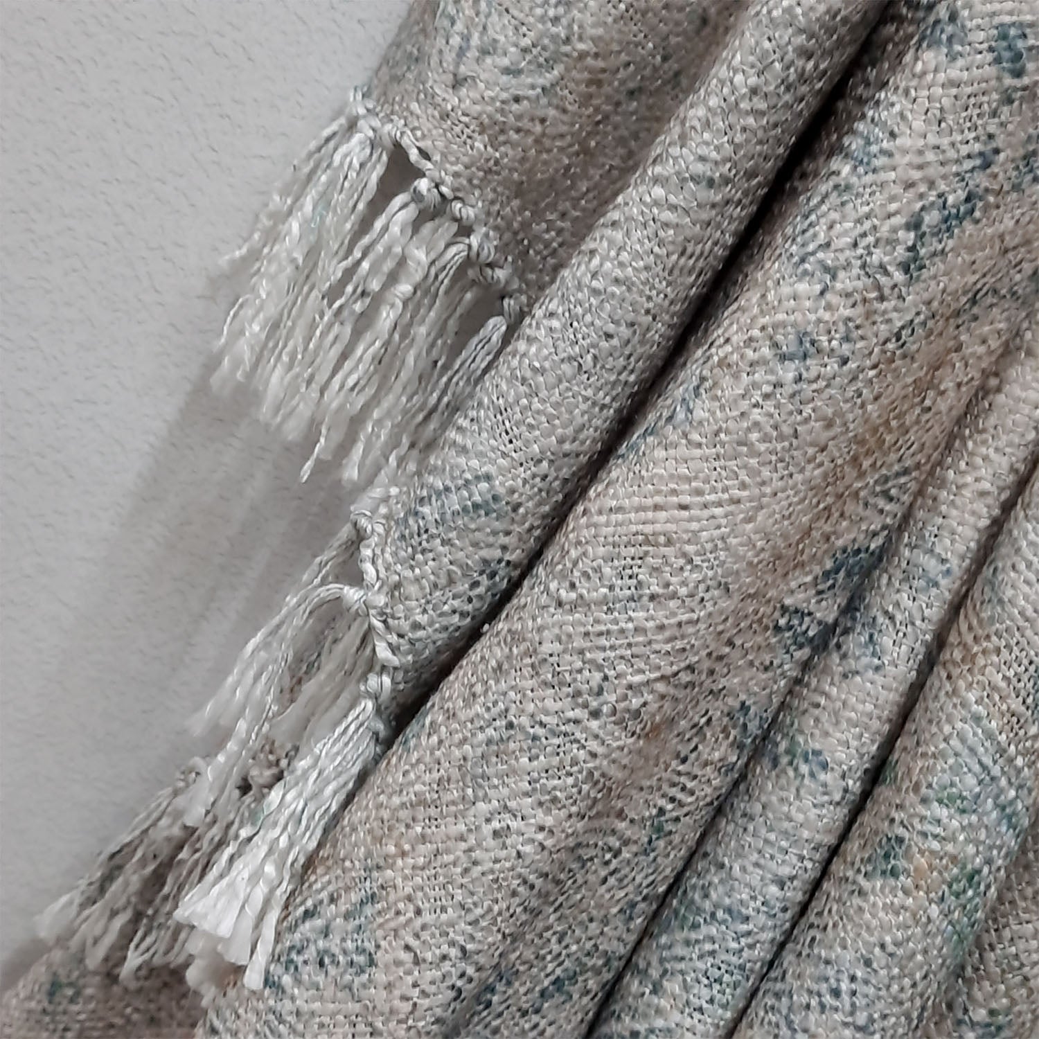 Storilane Beautiful Soft Sofa Throw | Modern Design | Virgin Premium Polyester Slub Handloom Sofa Throw