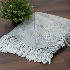 Storilane Beautiful Soft Sofa Throw | Modern Design | Virgin Premium Polyester Slub Handloom Sofa Throw
