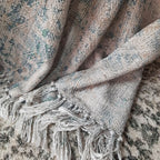 Storilane Beautiful Soft Sofa Throw | Modern Design | Virgin Premium Polyester Slub Handloom Sofa Throw