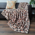 Storilane Everlasting Comfort Faux Fur Throw Blanket | Double Sided, Soft, Warm, Cozy, Luxury, Fluffy Blankets for Couch and Bed | Animal Print for Sofa Large (180x145cm)