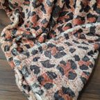 Storilane Everlasting Comfort Faux Fur Throw Blanket | Double Sided, Soft, Warm, Cozy, Luxury, Fluffy Blankets for Couch and Bed | Animal Print for Sofa Large (180x145cm)