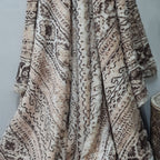 Storilane Everlasting Comfort Faux Fur Throw Blanket | Double Sided, Soft, Warm, Cozy, Luxury, Fluffy Blankets for Couch and Bed | Ethnic Print for Sofa Large (180x145cm)