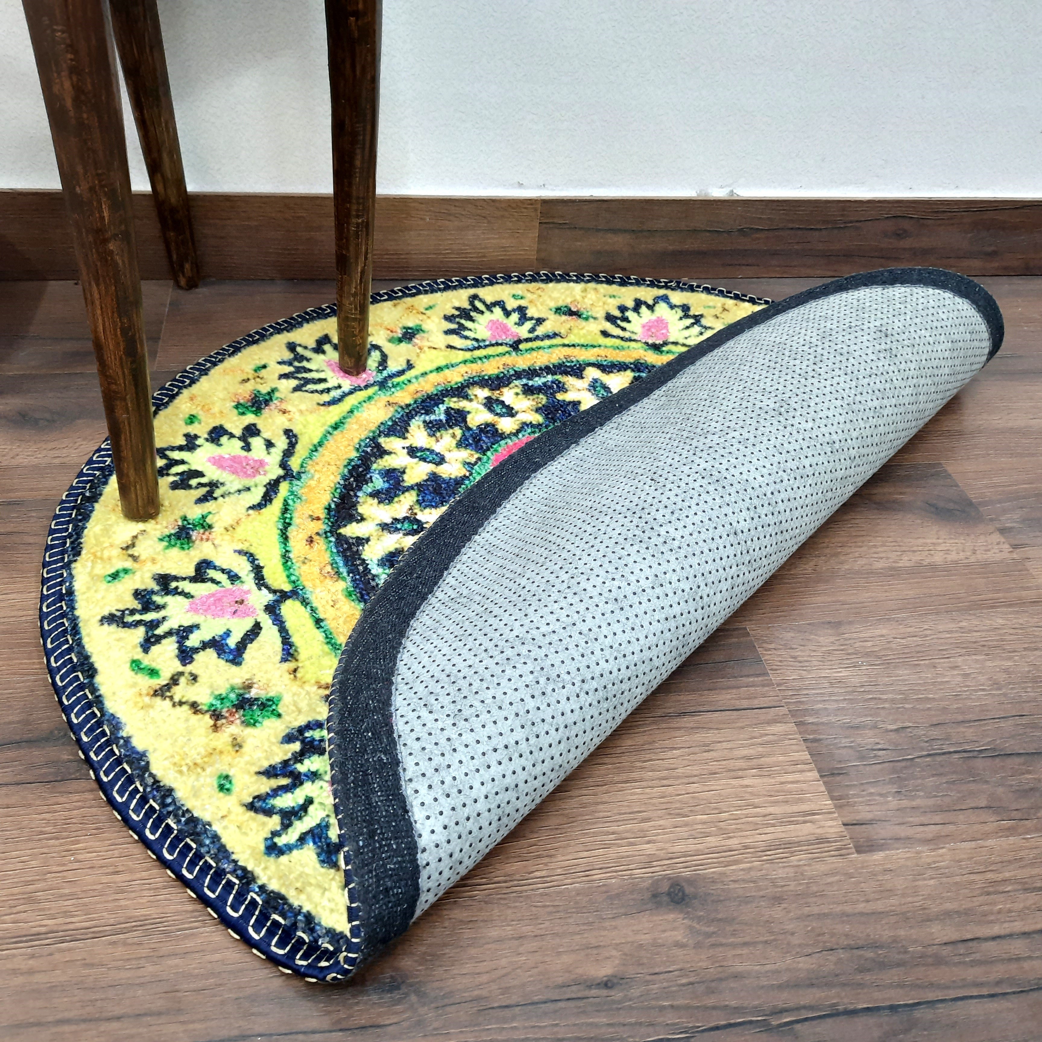 Storilane HandMade Floor Mats in Beautiful Traditional Design | Anti Slip, Durable & Washable | Outdoor & Indoor