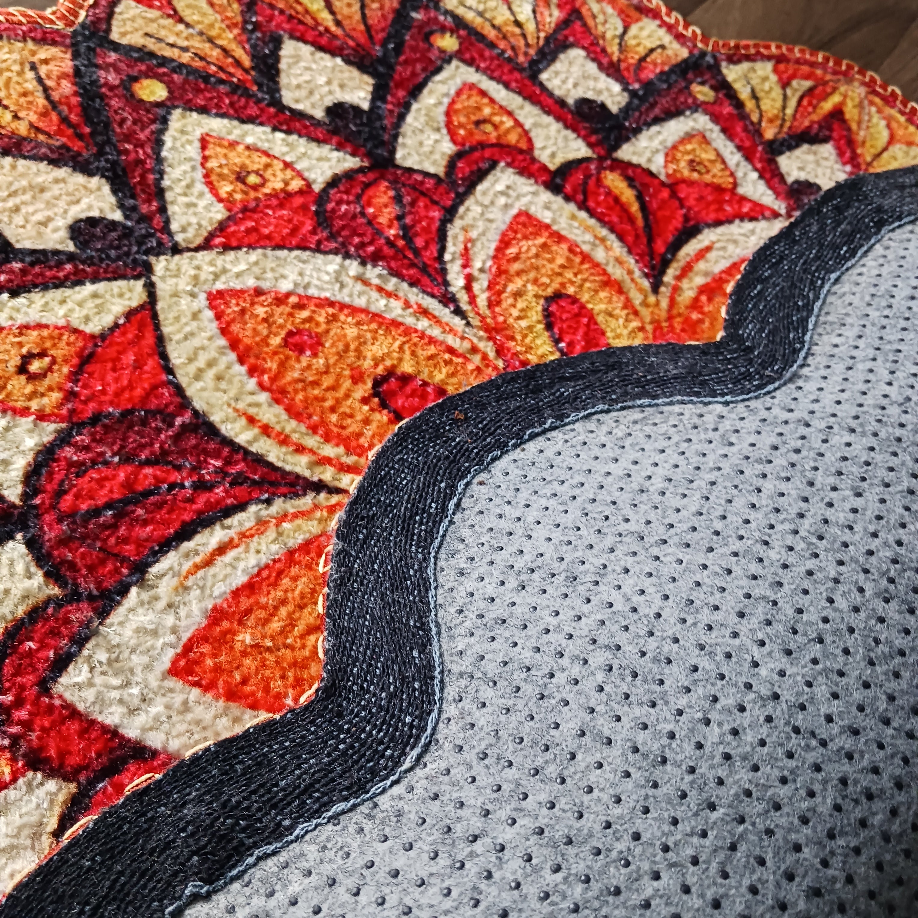 Storilane Floor Mats in Beautiful Traditional Rangoli Colors | Anti Slip, Durable & Washable | Outdoor & Indoor