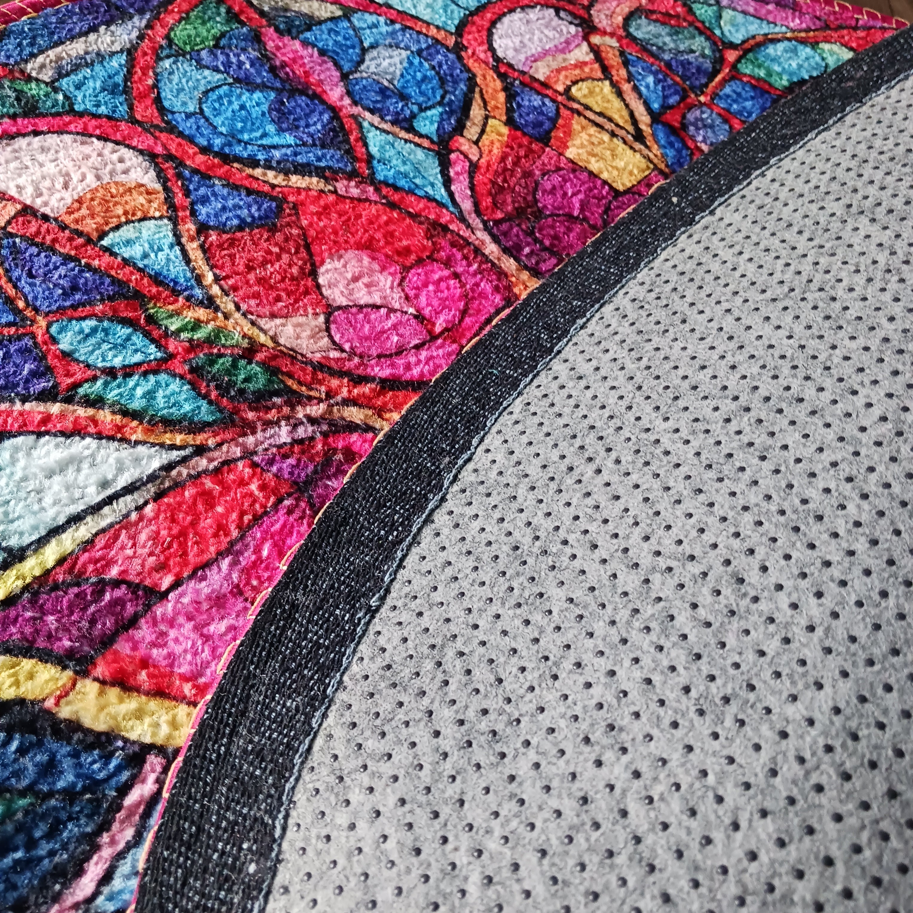 Storilane Floor Mats in Beautiful Traditional Rangoli Colors | Anti Slip, Durable & Washable | Outdoor & Indoor