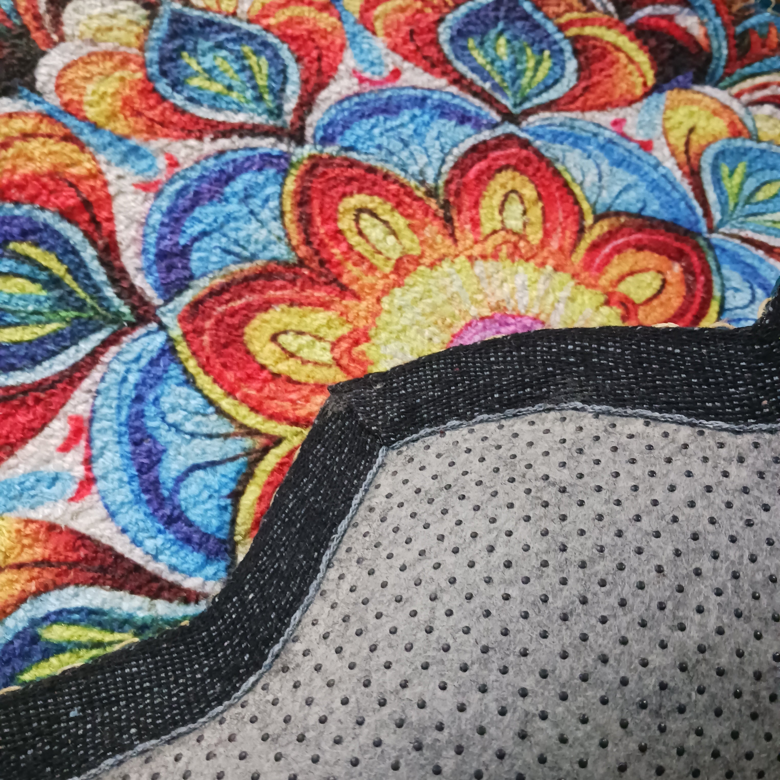 Storilane Floor Mats in Beautiful Traditional Rangoli Colors | Anti Slip, Durable & Washable | Outdoor & Indoor