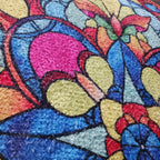 Storilane Floor Mats in Beautiful Rangoli Design | Anti Slip, Durable & Washable | Outdoor & Indoor