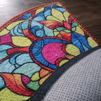 Storilane Floor Mats in Beautiful Rangoli Design | Anti Slip, Durable & Washable | Outdoor & Indoor