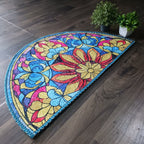 Storilane Floor Mats in Beautiful Rangoli Design | Anti Slip, Durable & Washable | Outdoor & Indoor