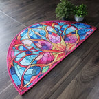 Storilane Floor Mats in Beautiful Rangoli Design | Anti Slip, Durable & Washable | Outdoor & Indoor