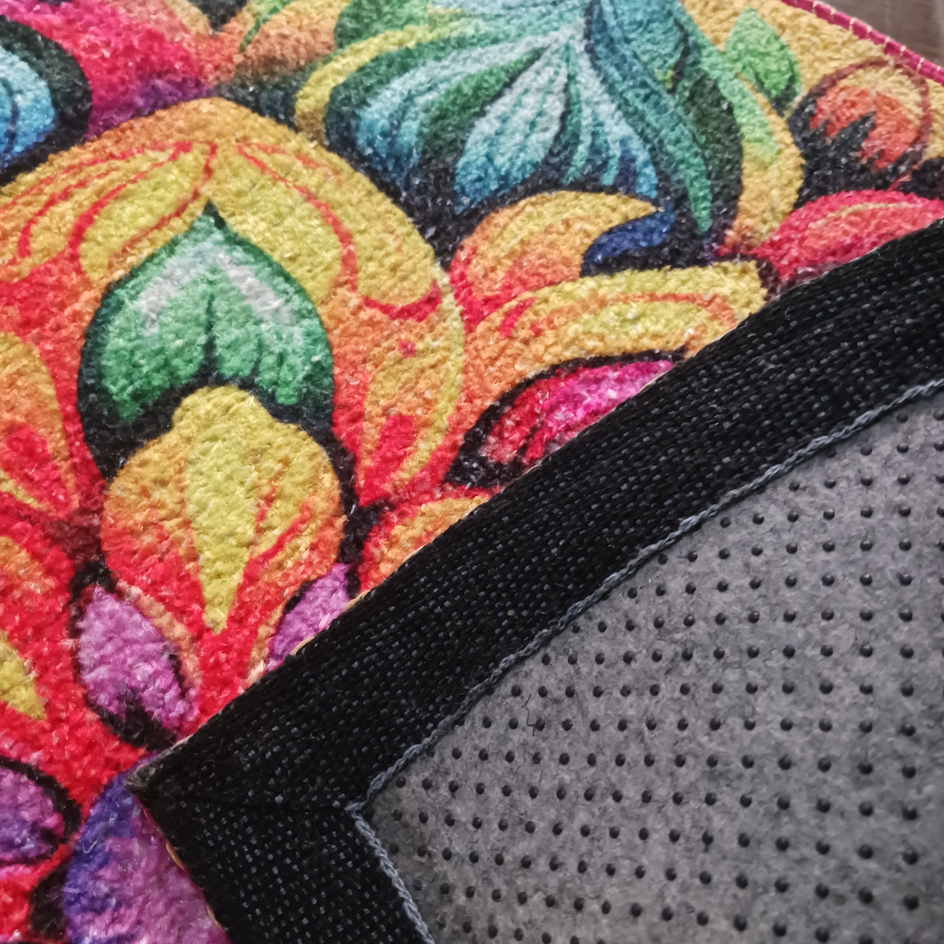 Storilane Floor Mats in Beautiful Rangoli Design | Anti Slip, Durable & Washable | Outdoor & Indoor