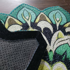 Storilane Floor Mats in Beautiful Rangoli Design | Anti Slip, Durable & Washable | Outdoor & Indoor