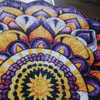 Storilane Floor Mats in Beautiful Rangoli Design | Anti Slip, Durable & Washable | Outdoor & Indoor