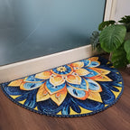 Storilane Floor Mats in Beautiful Rangoli Design | Anti Slip, Durable & Washable | Outdoor & Indoor