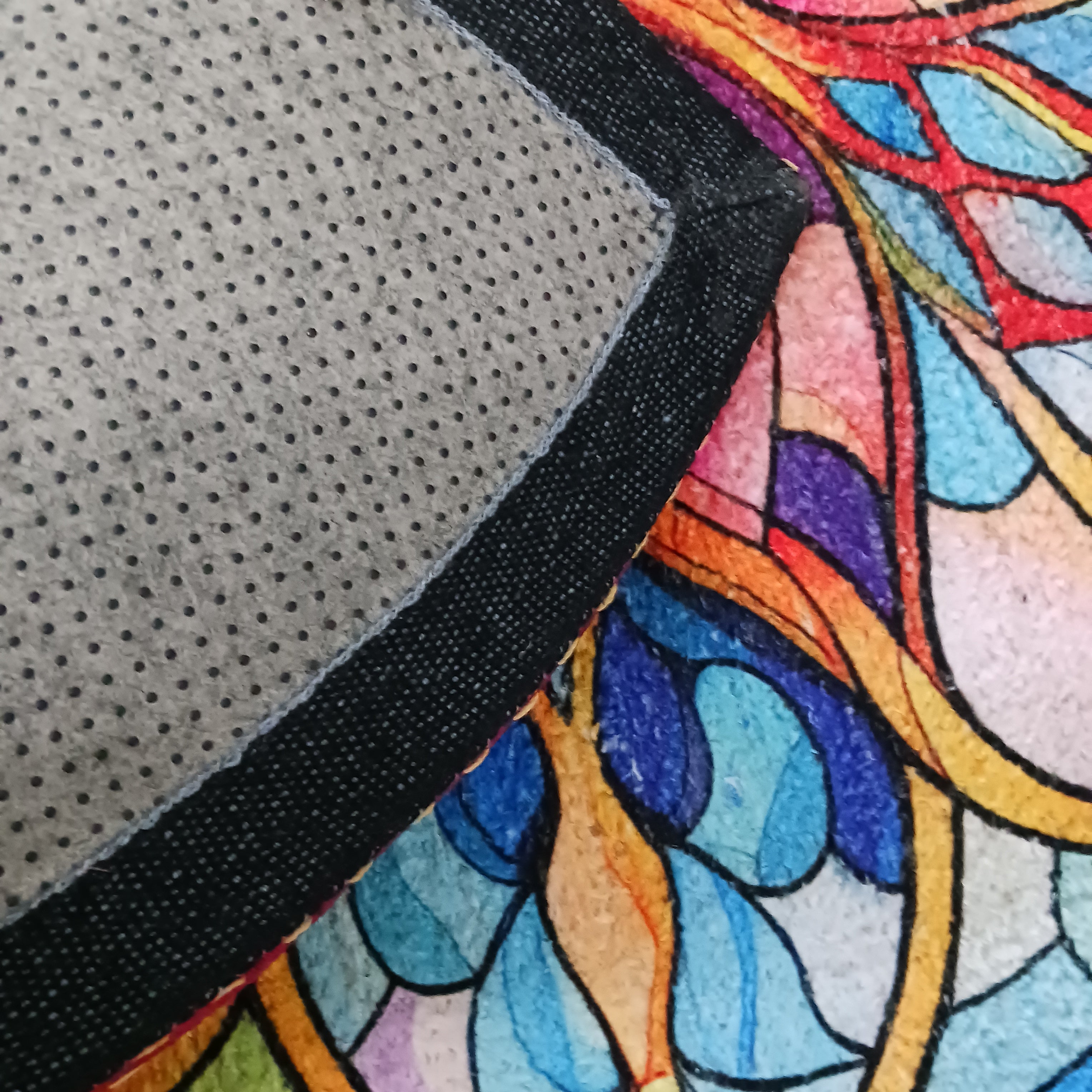 Storilane Floor Mats in Beautiful Rangoli Design | Anti Slip, Durable & Washable | Outdoor & Indoor