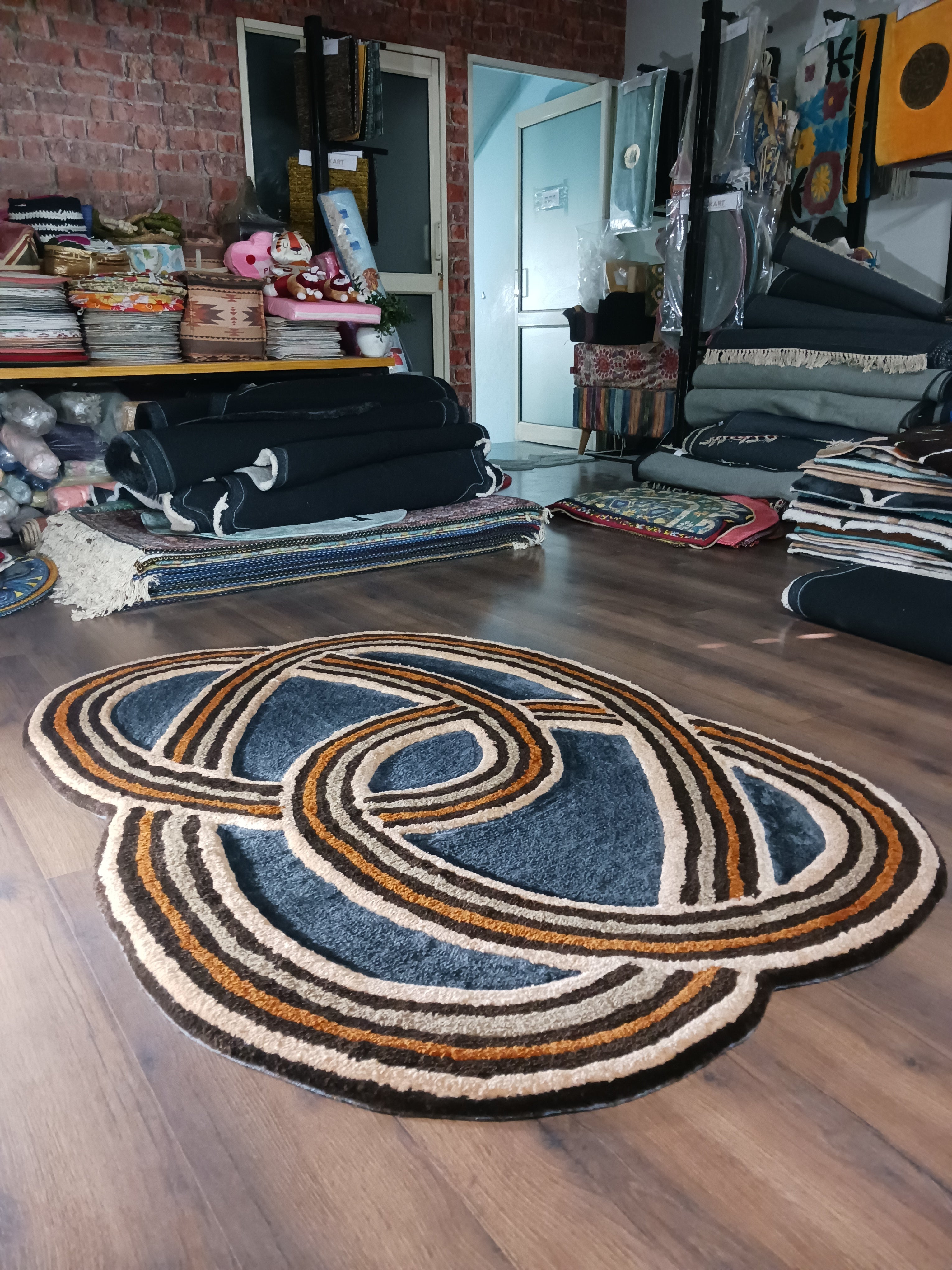 The EarthLight Collection from storilane | The Stellar Rings| Luxury Statement Carpets