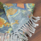 Storilane Sofa Throw for a Chic and Cozy Living Room: Handloom Beautiful Multicolor Traditional Design Virgin Premium Polyester Slub Soft Sofa Throw