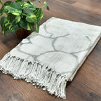 Storilane Beautiful Soft Sofa Throw | A must add to your living room | Modern Design Virgin Premium Polyester Slub Handloom Sofa Throw
