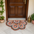 Storilane Floor Mats in Beautiful Rangoli Modern Petals Design | Anti Slip, Durable & Washable | Outdoor & Indoor