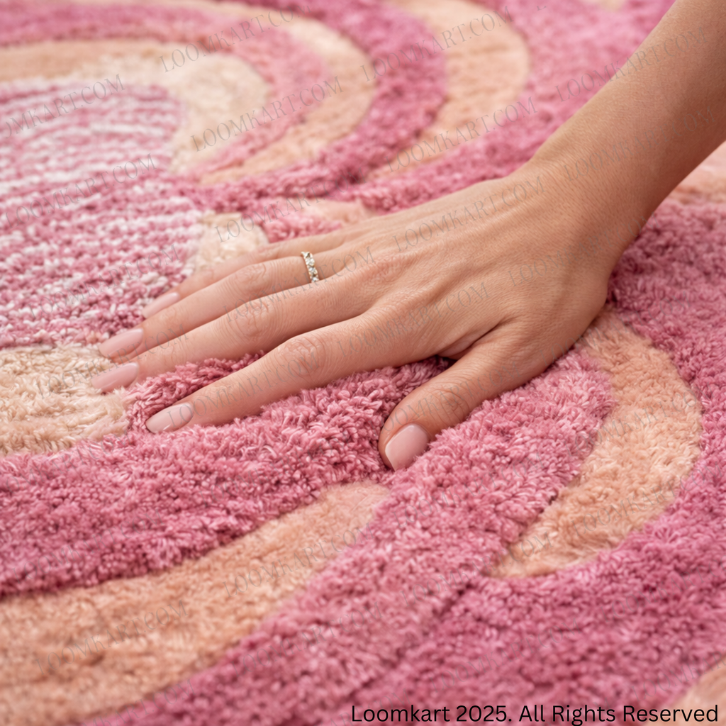 The EarthLight Collection from storilane | The Blush Bloom | Luxury Statement Carpets