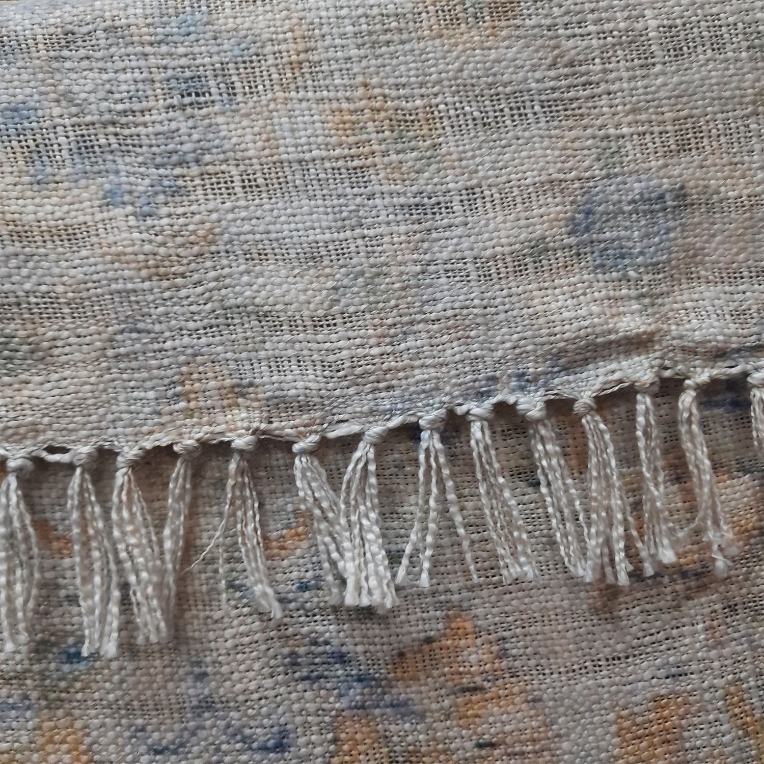 Storilane Beautiful Soft Sofa Throw | Abstract Modern Design | Virgin Premium Polyester Slub Handloom Sofa Throw