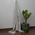 Storilane Beautiful Soft Sofa Throw | Abstract Modern Design | Virgin Premium Polyester Slub Handloom Sofa Throw