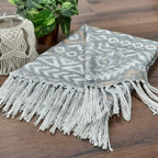 Storilane Beautiful Soft Sofa Throw | Boho Inspired Design Virgin Premium Polyester Slub Handloom Sofa Throw