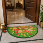 Storilane Floor Mats in Beautiful Rangoli Design | Anti Slip, Durable & Washable | Outdoor & Indoor