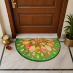Storilane Floor Mats in Beautiful Rangoli Design | Anti Slip, Durable & Washable | Outdoor & Indoor