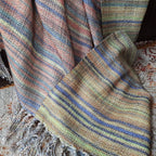 Storilane Beautiful Soft Sofa Throw | Double Design | Virgin Premium Polyester Slub Handloom Sofa Throw