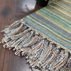 Storilane Beautiful Soft Sofa Throw | Double Design | Virgin Premium Polyester Slub Handloom Sofa Throw