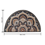 Storilane Floor Mats in Beautiful Rangoli Modern Design | Anti Slip, Durable & Washable | Outdoor & Indoor