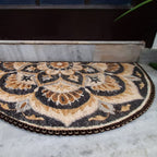 Storilane Floor Mats in Beautiful Rangoli Modern Design | Anti Slip, Durable & Washable | Outdoor & Indoor