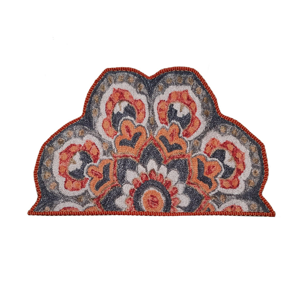 Storilane Floor Mats in Beautiful Rangoli Modern Petals Design | Anti Slip, Durable & Washable | Outdoor & Indoor