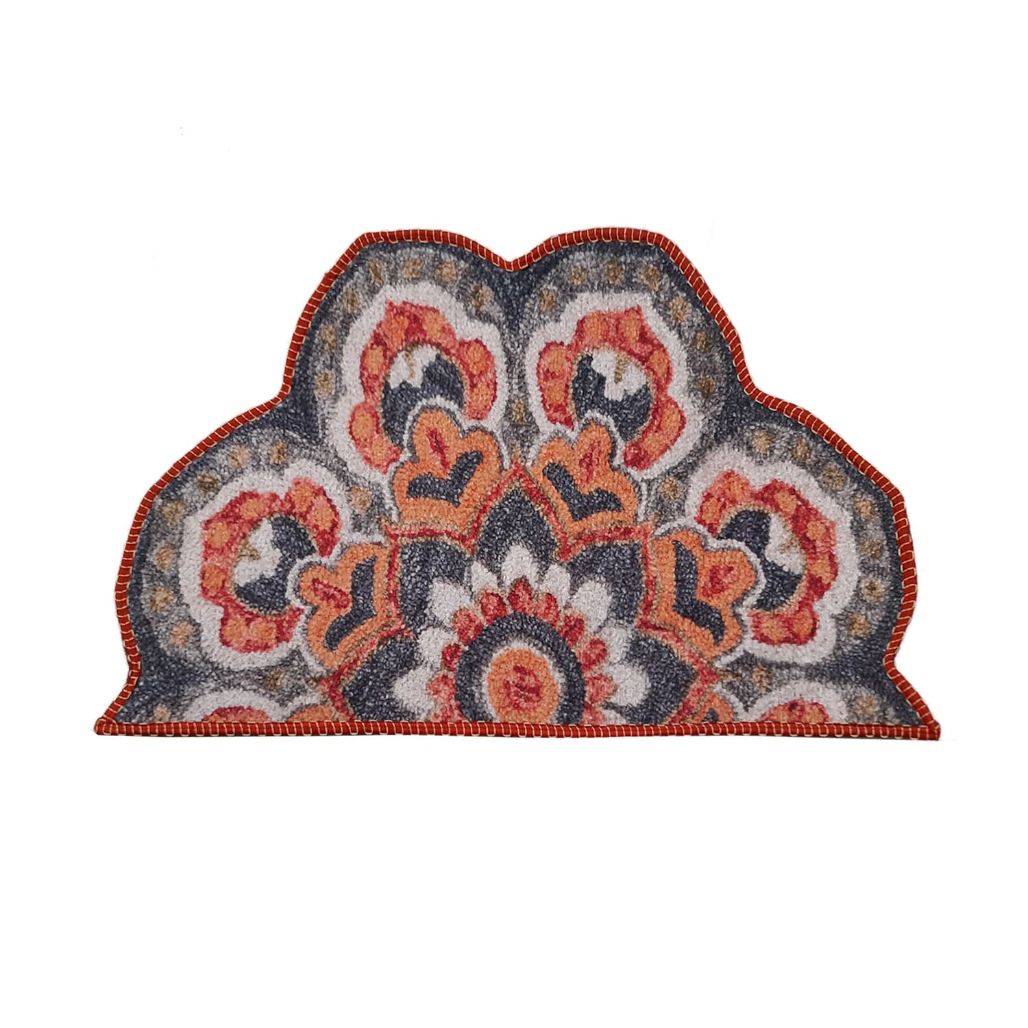 Storilane Floor Mats in Beautiful Rangoli Modern Petals Design | Anti Slip, Durable & Washable | Outdoor & Indoor