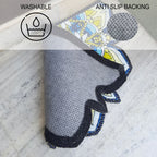 Storilane Floor Mats in Beautiful Rangoli Cutout Design | Anti Slip, Durable & Washable | Outdoor & Indoor