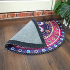 Storilane Floor Mats in Beautiful Traditional Rangoli Design | Anti Slip, Durable & Washable | Outdoor & Indoor