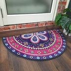 Storilane Floor Mats in Beautiful Traditional Rangoli Design | Anti Slip, Durable & Washable | Outdoor & Indoor