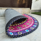 Storilane Floor Mats in Beautiful Traditional Rangoli Design | Anti Slip, Durable & Washable | Outdoor & Indoor