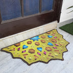 Storilane Floor Mats in Beautiful Persian Cutout Design | Anti Slip, Durable & Washable | Outdoor & Indoor