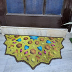 Storilane Floor Mats in Beautiful Persian Cutout Design | Anti Slip, Durable & Washable | Outdoor & Indoor