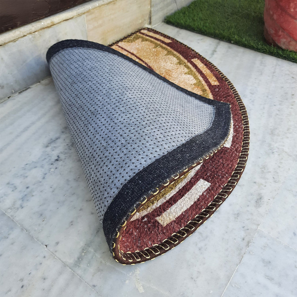 Storilane Floor Mat Modern Compass Design | Anti Slip, Durable & Washable | Outdoor & Indoor