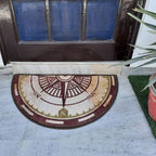Storilane Floor Mat Modern Compass Design | Anti Slip, Durable & Washable | Outdoor & Indoor