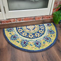Storilane HandMade Floor Mats in Beautiful Traditional Design | Anti Slip, Durable & Washable | Outdoor & Indoor