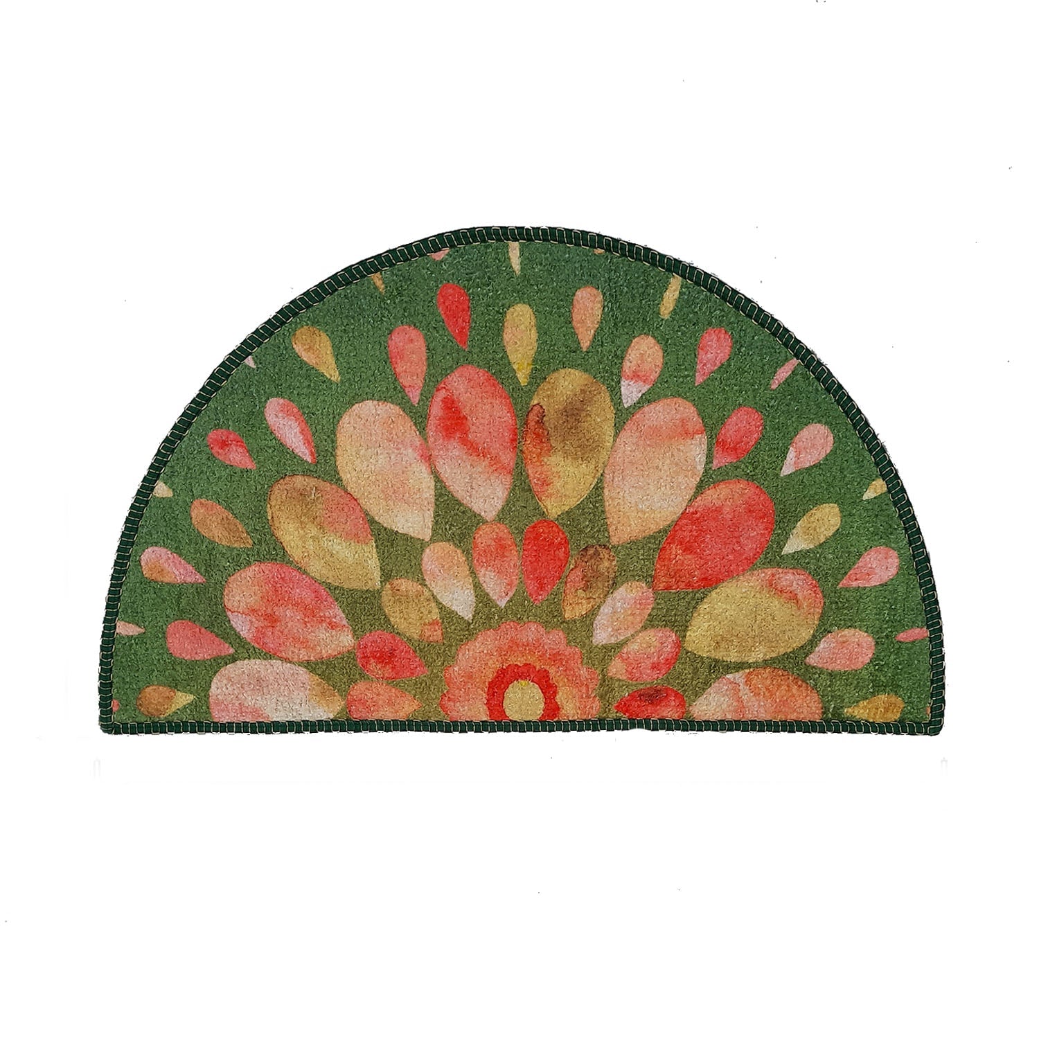 Storilane Floor Mats in Beautiful Rangoli Design | Anti Slip, Durable & Washable | Outdoor & Indoor