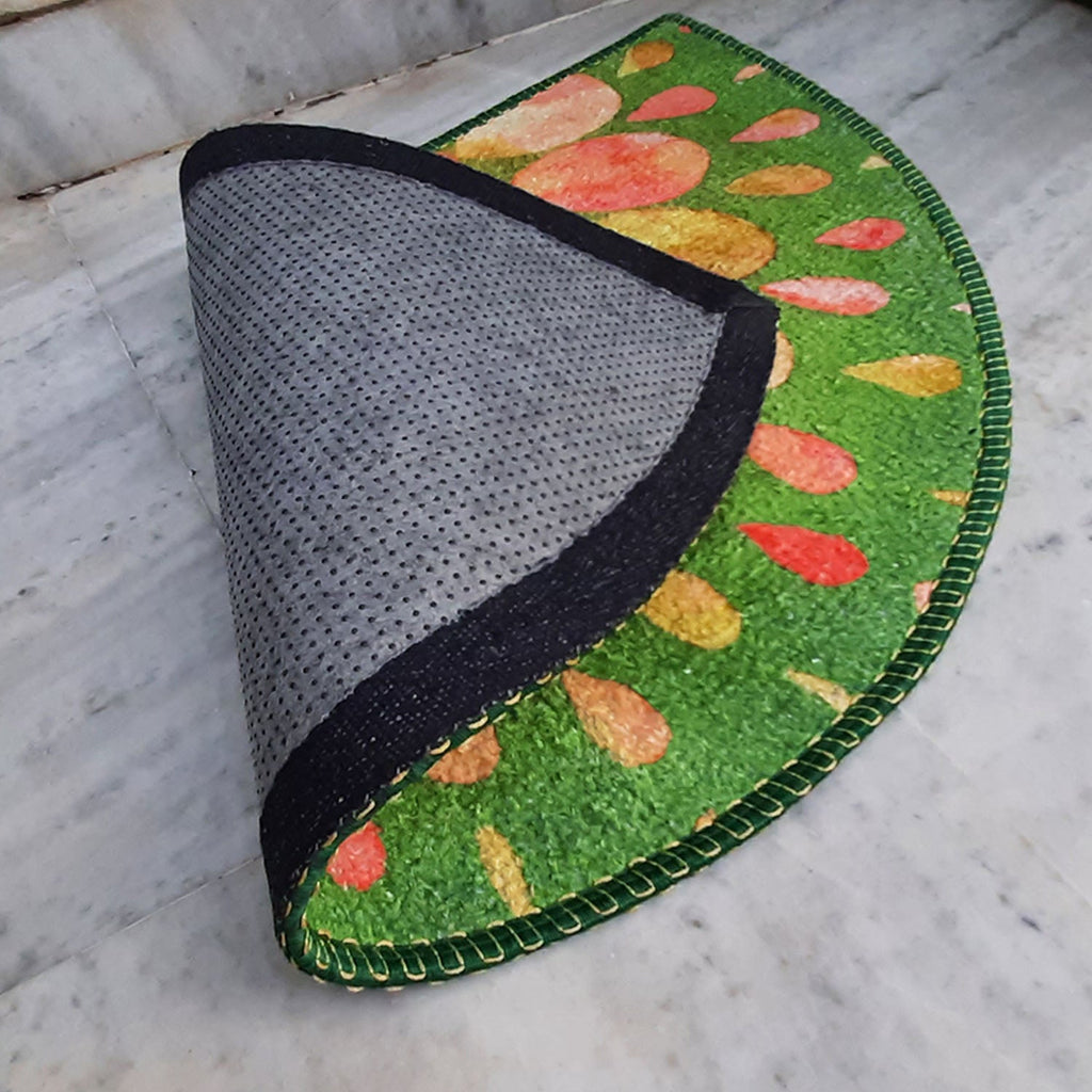 Storilane Floor Mats in Beautiful Rangoli Design | Anti Slip, Durable & Washable | Outdoor & Indoor